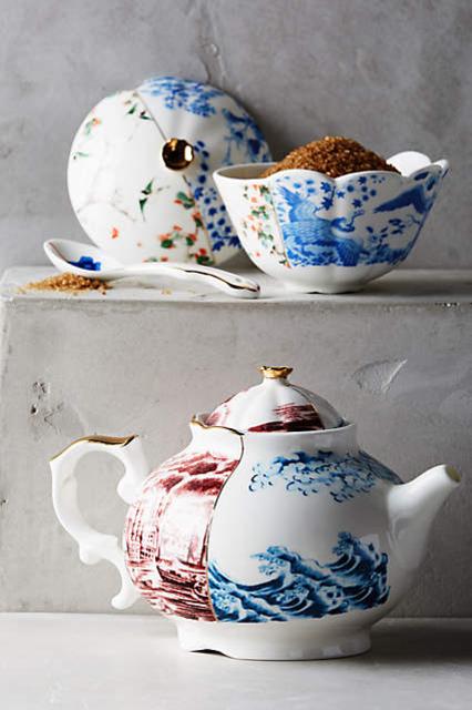 Unlikely Symmetry Tea Set