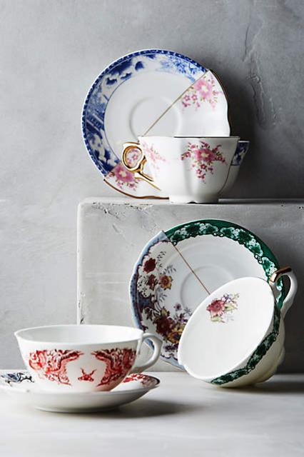 Unlikely Symmetry Cup & Saucer