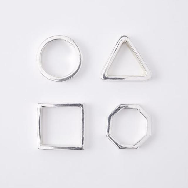 Stackable Napkin Ring Set