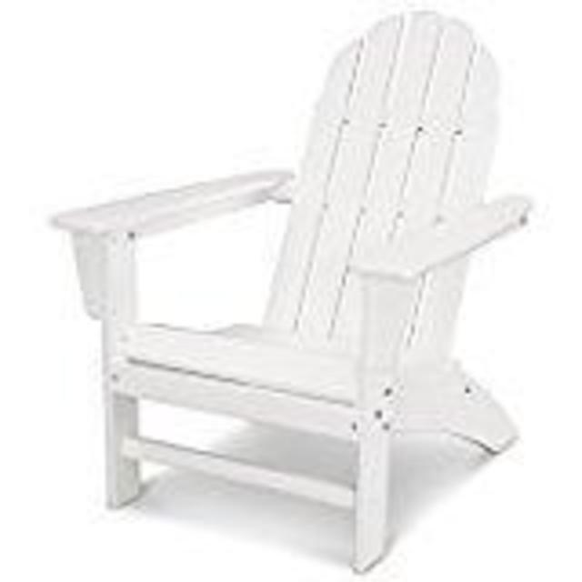 Classic White Painted Wood Adirondack Chair