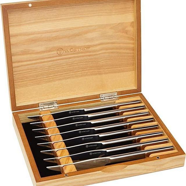 WÜSTHOF 8-Piece Stainless Mignon Steak Knife Set