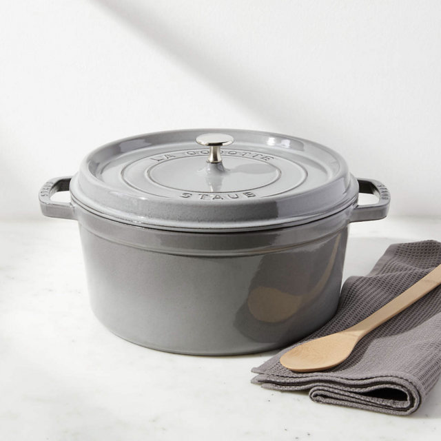 Staub 5.5-Qt Graphite Grey Cocotte