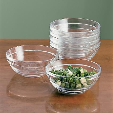 Glass Prep Bowls, Set of 8