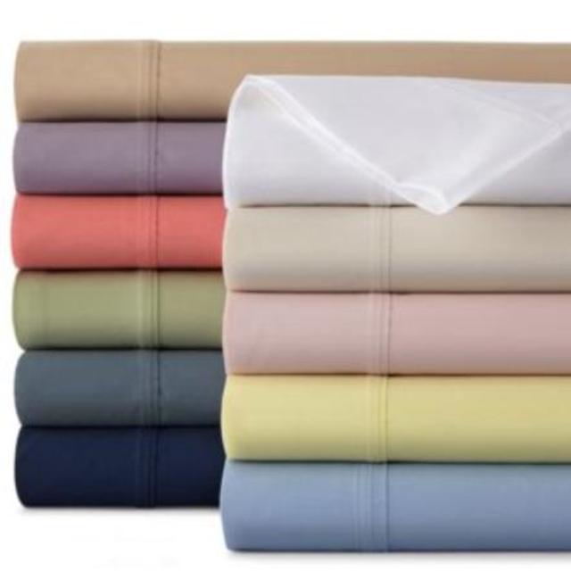JCPenney Home 300tc Easy Balance Solid Sheet Set