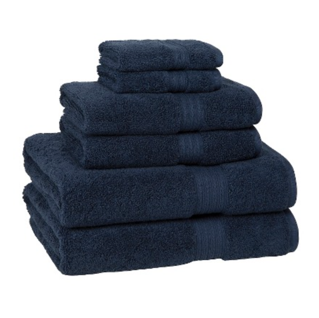 KassaDesign Egyptian Cotton 6-pc. Towel Set - Navy