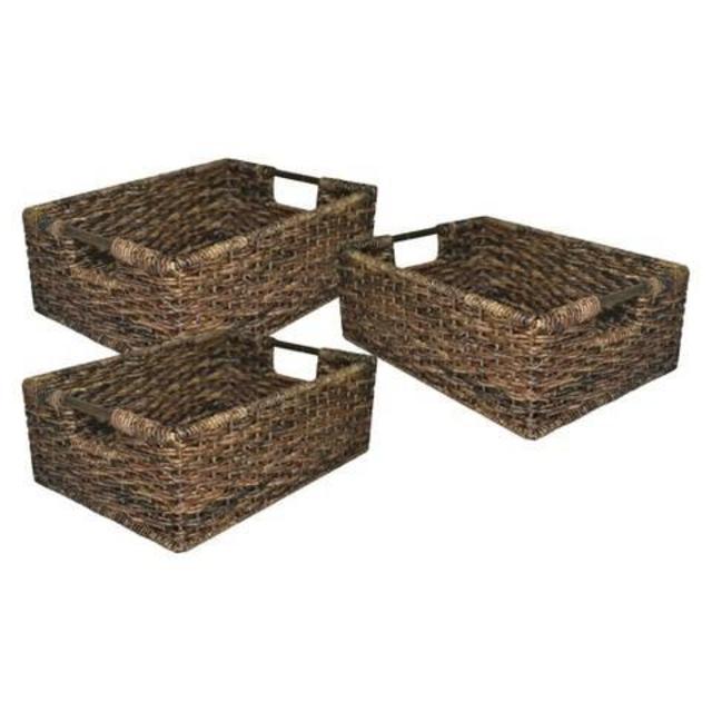 Threshold™ Global Media Decorative Basket Set of 3