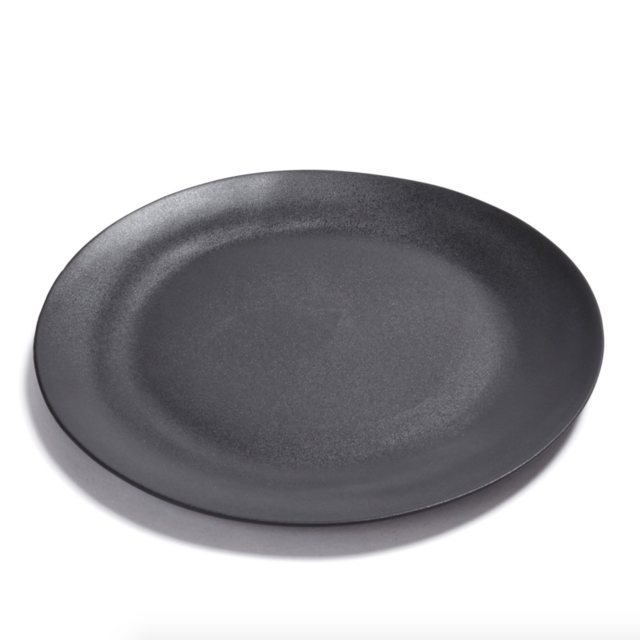 Ripple Large Plate Dark Gray