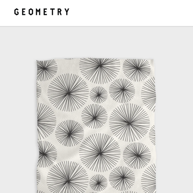 Geometry kitchen towels - Sky Party pattern