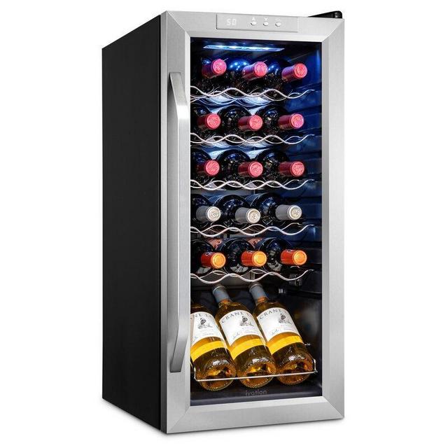 18 Bottle Single Zone Freestanding Wine Refrigerator
