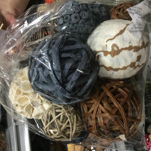 Blackish Grey Mixed Balls in Poly