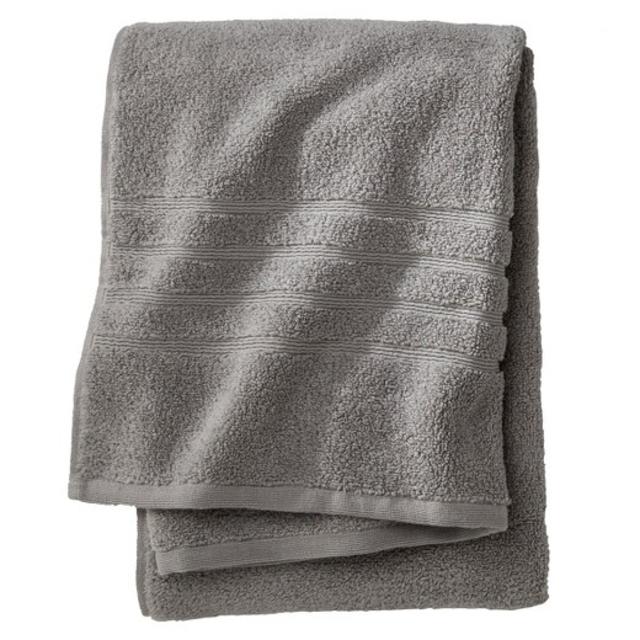 Luxury Solid Bath Towel - Gray
