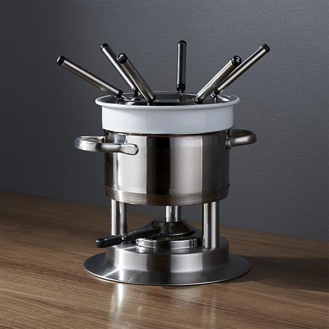 11-Piece Stainless Steel Fondue Set