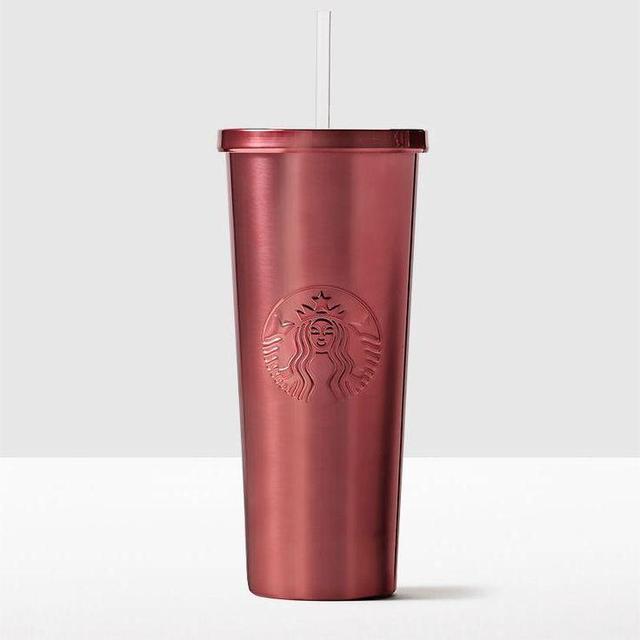 Starbucks Copper Tumbler with Straw