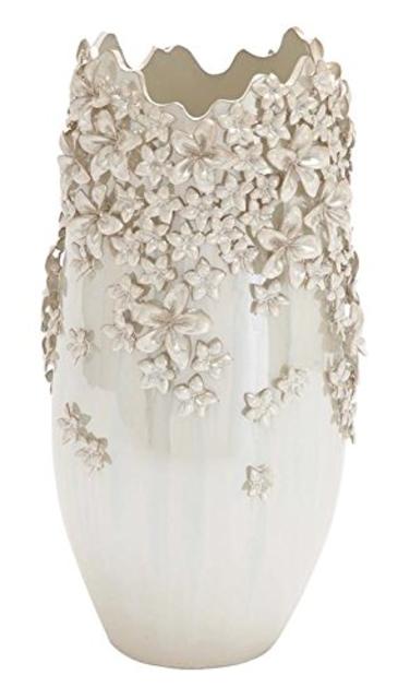 Deco 79 Ceramic Vase, 10 by 19-Inch