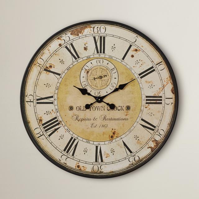 Oversized 31" Round Wall Clock                        by                              One Allium Way