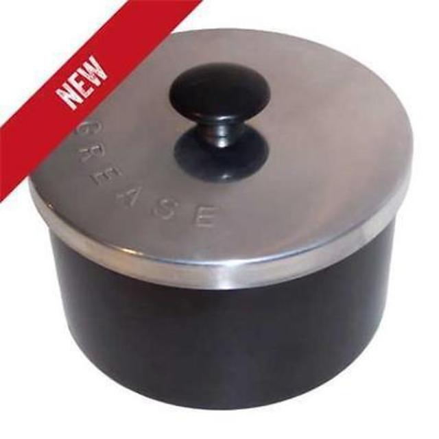 Grease Strainer and Canister with Lid