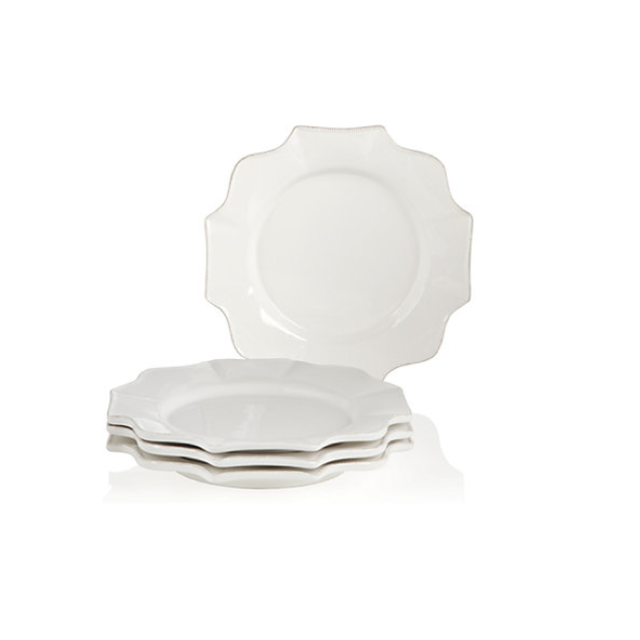 Quadra Dinnerware Salad Plate, Set of 4