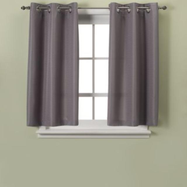 Hookless® Waffle Window Curtain - color graphite