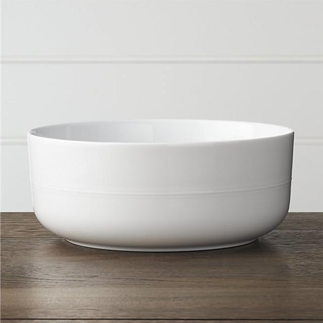 Hue White Serving Bowl