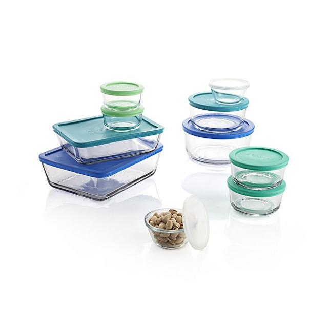 Anchor Hocking ® 20-Piece Glass Storage Set