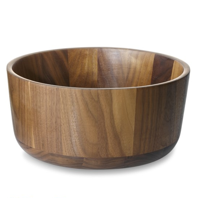 McLeod Walnut Tulip Salad Bowl, 12"