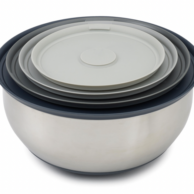 Joseph Joseph Nest ™ Prep&Store 8-Piece Stainless Steel Bowl Set with Lids