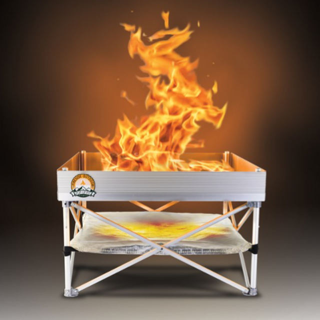 FIRESIDE OUTDOOR Pop-Up Fire Pit