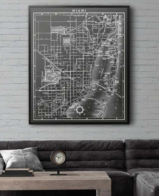 Miami Map Print