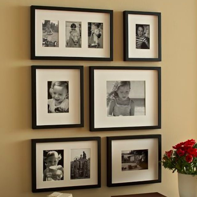 Gallery in a Box - Wood Gallery Frames - Black Frames