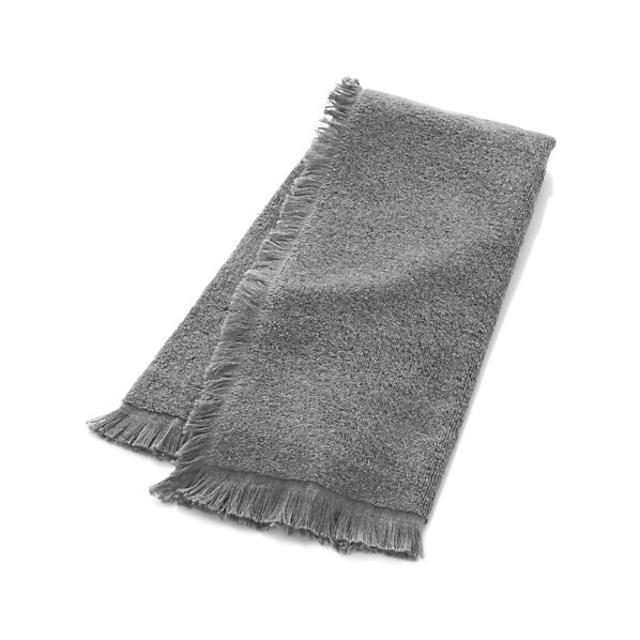 Fringe Grey Hand Towel