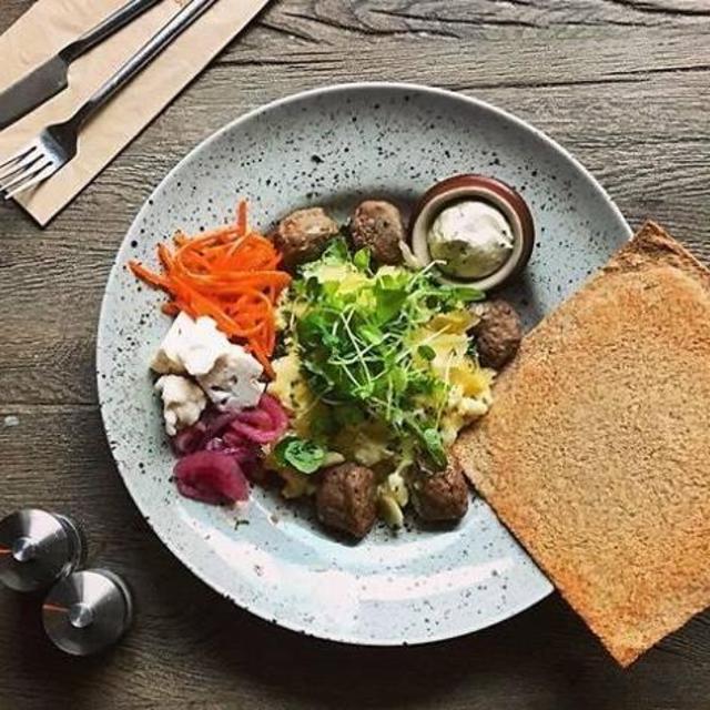 Swedish Meatballs Lunch!  When in Sweden!!!