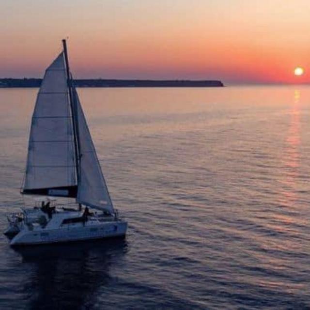 Sunset Sail in Santorini