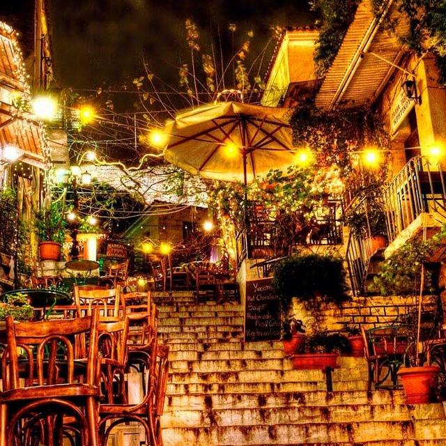 Tapas at Anafiotika Cafe, Athens