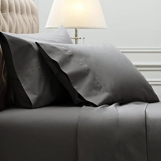 Italian 50-Year-Wash Vintage Sheet Set queen in granite