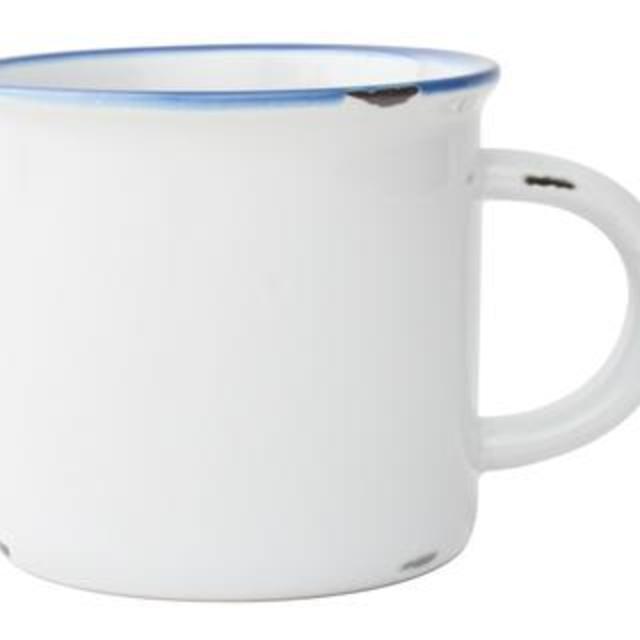 Tinware Mug in White