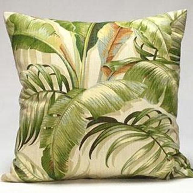 Tropical Leaves Pillow