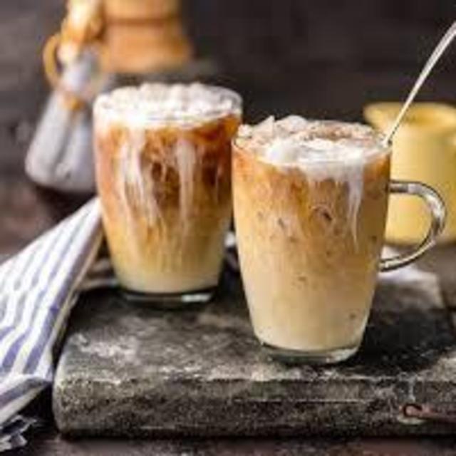 Afternoon Iced Coffee on our Honeymoon