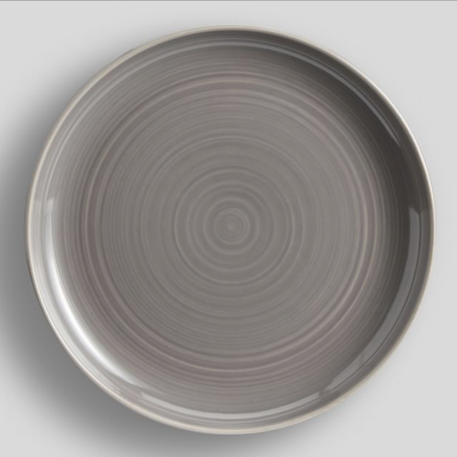 Joshua Dinner Plate, Set of 4, Gray