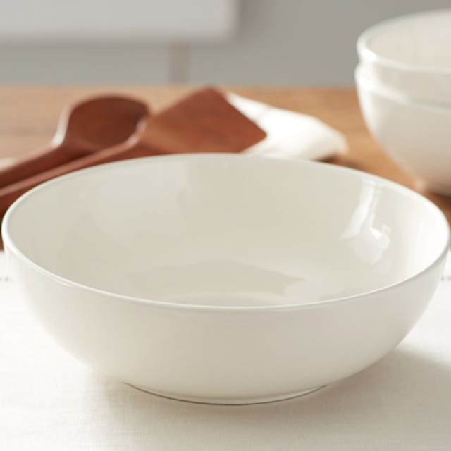Joshua Serve Bowl, Ivory White