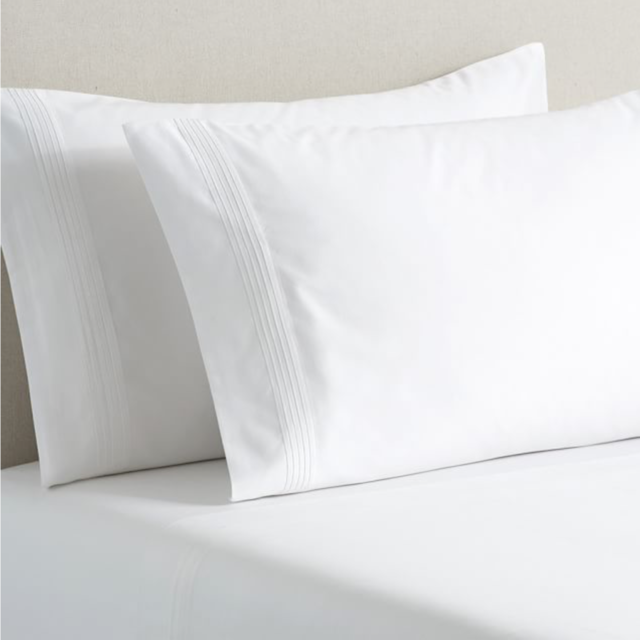 500-Thread-Count Cotton Sheet Set, King, White