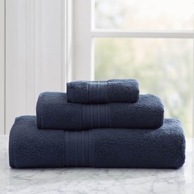 Hydrocotton Quick-Drying Bath Towel, Navy