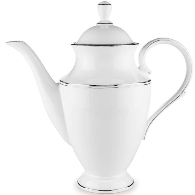 Federal Platinum Coffee Pot by Lenox