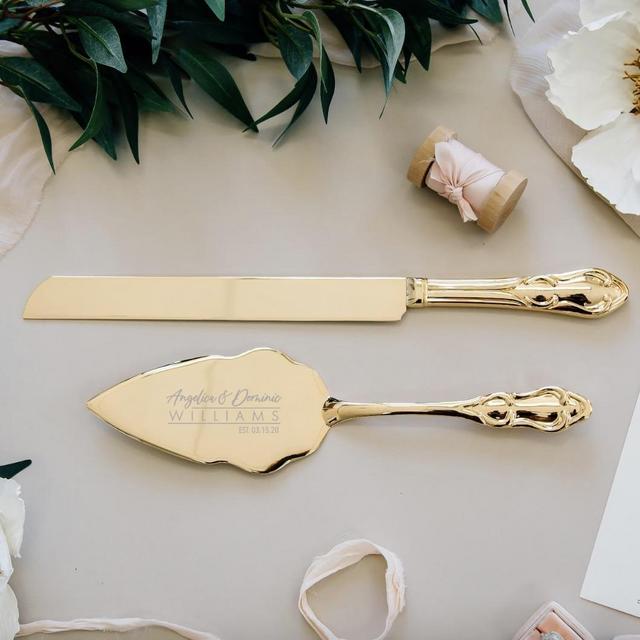 Personalized Cake Knife Set
