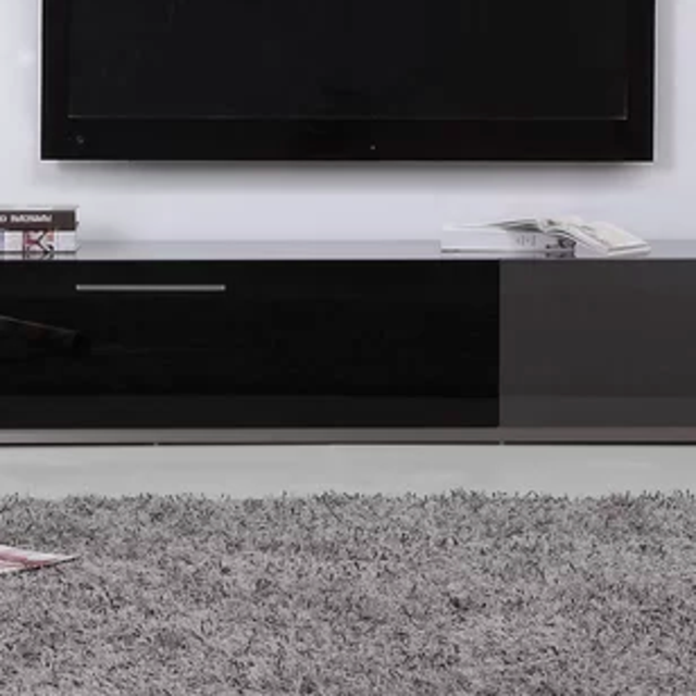 Ebony/Black TV Stand