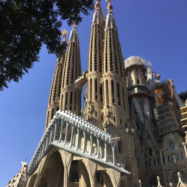 Basilica of the Sagrada Familia in Barcelona