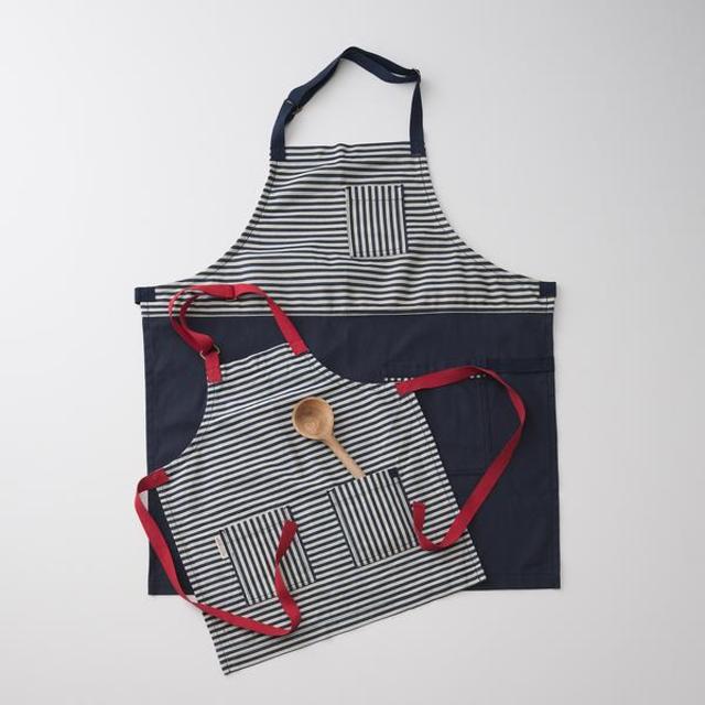 Blue Striped Apron