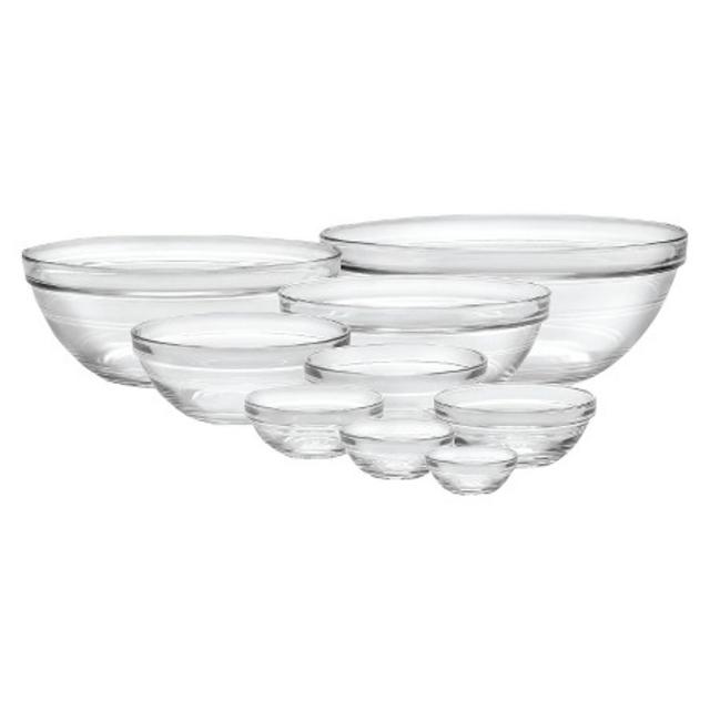 Duralex Glass Stackable Bowls