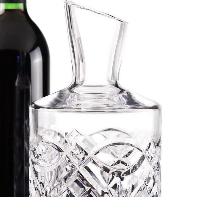 Cashs Ireland, Celtic Ring Crystal Wine Carafe