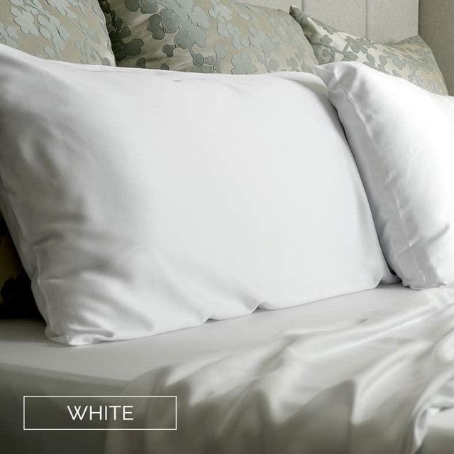 LUXOME 100% Bamboo Sheet Set | King Size | White | 4-Piece Set