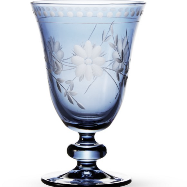 Vintage Etched Goblets